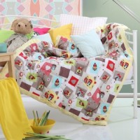 Dohia多喜爱 家纺森林守卫者多用被全棉卡通被子多用盖被儿童盖被春秋被150*120cm