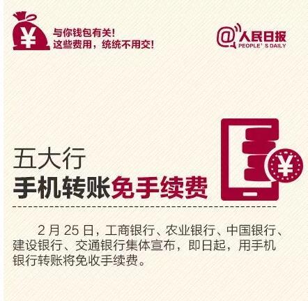 与你钱包有关!这些费用,统统不用交了!