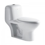 Bolina 航标 卫浴坐便器坑距400 喷射虹吸式超节水超静音防臭缓降马桶 连体座便器 W1102