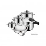 WMF 福腾宝 快易锅炒锅汤锅厨具六件套