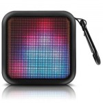 ROYQUEEN朗琴 T600 音乐脉动蓝牙音箱/音响 户外便携炫彩LED灯 无损格式播放 无线NFC 魅惑黑