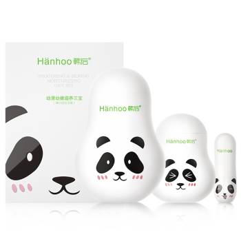 Hanhoo韩后 幼滑幼嫩滋养三宝(身体乳150g+护手霜60g+润唇膏4g)身体护理三件套