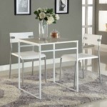 生活诚品 餐桌椅套装(一桌两椅) CJ60074-2Y
