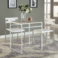 生活诚品 餐桌椅套装(一桌两椅) CJ60074-2Y