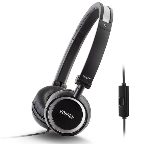 EDIFIER 漫步者 音质优秀的便携头戴式手机耳机 H650P(摩卡黑)
