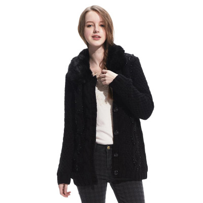 Meters/bonwe美特斯邦威 女装 毛衣针织衫 开衫 2色可选