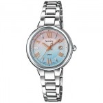 CASIO卡西欧 手表 SHEEN系列太阳能蓝宝石玻璃时尚女表SHE-4516SBD-7C