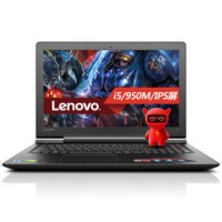 Lenovo联想 小新旗舰版 ISK 15.6英寸超薄游戏本 笔记本电脑 (i5-6300HQ/4G/500G/GTX950M/FHD IPS屏/Win10)黑