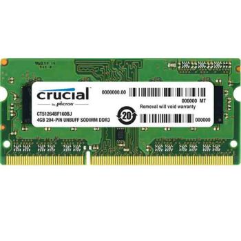Crucial英睿达 低电压 DDR3 1600 4G 笔记本内存