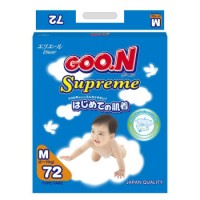 GOO.N大王 环贴式婴儿纸尿裤 中号M72片