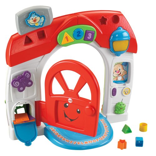Fisher Price费雪 早教启智玩具 3阶段可用声光场景多功能智玩学习屋(双语)CDG90