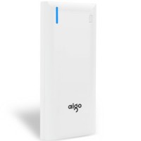 aigo爱国者 移动电源 20000毫安K200充电宝 白色