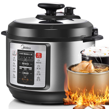 Midea美的 WQC50A1P电压力锅 5L 智能电脑版一锅双胆(12小时预约)