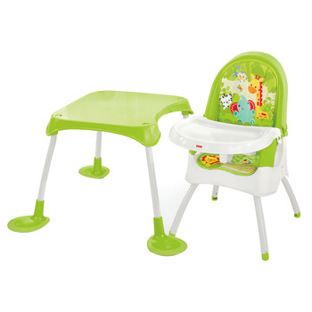Fisher Price费雪 多功能宝宝餐椅儿童餐椅 四合一高餐椅 CBW04