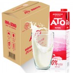 ATO艾多 超高温处理脱脂纯牛奶 1L*6 整箱装 西班牙进口牛奶
