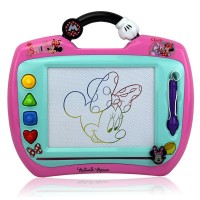 迪士尼 儿童绘画板 画画架 磁性宝宝写字板 彩色涂鸦板 2款可选