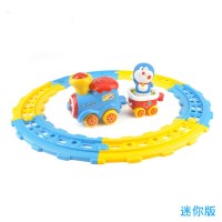 哆啦A梦 托马斯轨道车 小火车 儿童早电动轨道车 汽车轨道 生日礼物 儿童玩具 迷你版