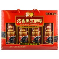 皇味 冲调饮品 谷物早餐 浓香黑芝麻糊年货礼盒950g/盒