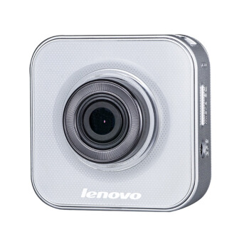 Lenovo联想 MV60行车记录仪1296P 高清广角 自带电池 带WIFI 一机多用 象牙白