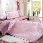 云海 冰丝凉席三件套 可折叠席子 单双人空调冰丝席 3款多色可选