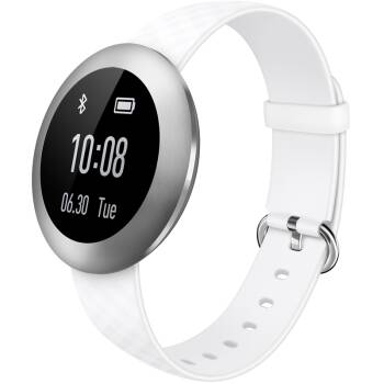 HUAWEI华为 荣耀手环zero 优雅白短 (智能运动健康手环手表 触控屏幕8级防水 信息查看)