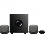 Philips飞利浦 SPA1315 电脑音箱 2.1声道小音响 音质好 大品牌 功能多 体积小 线控