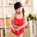 振亚 韩版分体裙式女童泳衣 泳装 公主比基尼 小中大童游泳衣 10款可选