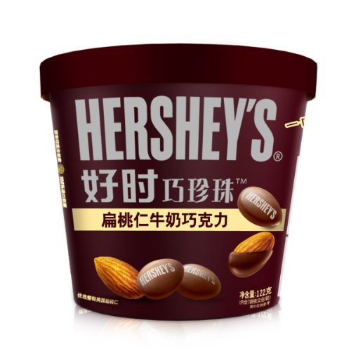 HERSHEY'S好时 巧珍珠扁桃仁牛奶巧克力 122g