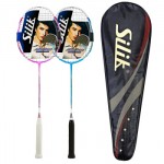 Silik斯力克 900 II 碳素复合羽毛球拍2支套装 男女羽拍两支装 穿好羽线 多色可选