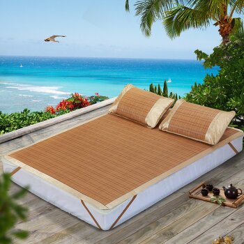 MERCURY水星家纺 时尚格调防螨仿藤席 双人凉席180*200cm