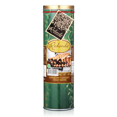 Redondo瑞丹多 卷心酥 咖啡味威化 300g 印尼进口零食