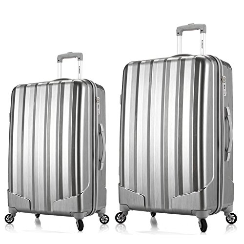 Rockland 中性 万向轮拉杆箱套箱 CF185 星河黑/月光银/耀沙金 20+24寸