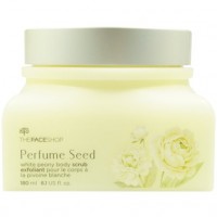 THE FACE SHOP菲诗小铺 香水籽身体磨砂膏白牡丹香180ml 韩国进口*2