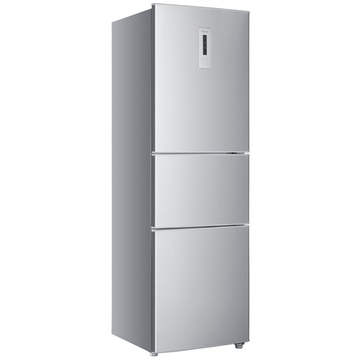 Haier海尔 BCD-216SDN 216升L 三门冰箱(银色) 电脑控温 三温三控