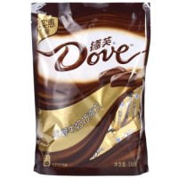 Dove德芙 丝滑牛奶巧克力(婚庆喜糖袋装)516g*2件 休闲零食品糖果