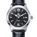 CASIMA卡斯曼 简约时尚手表商务女士皮带石英表日历夜光防水女表5112-SL7黑色