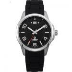 CASIMA卡斯曼 简约商务休闲男士手表硅胶夜光防水石英男表手表5109-SP7黑色