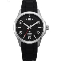 CASIMA卡斯曼 简约商务休闲男士手表硅胶夜光防水石英男表手表5109-SP7黑色