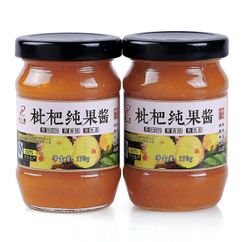 四川仁寿特产 福仁缘 枇杷纯果酱170G/瓶 单瓶装
