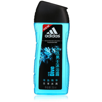 adidas阿迪达斯 男士活力沐浴露 冰点250ml