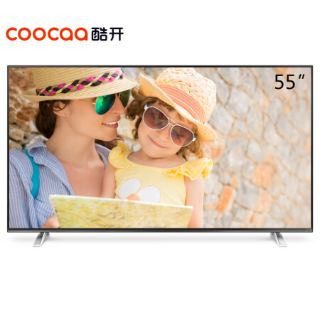coocaa酷开 K55J 55英寸全高清智能网络液晶平板电视 酷开系统 WiFi(黑色)