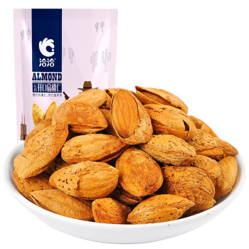 洽洽 坚果炒货 杏仁盐焗味巴旦木 开口扁桃仁200g/袋