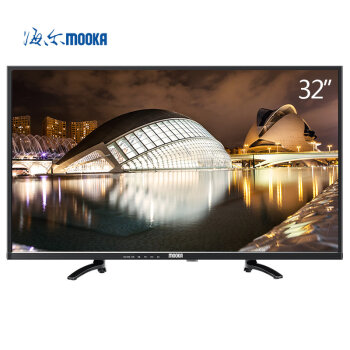 MOOKA海尔模卡 32A3 32英寸流媒体纤薄窄边框高清LED液晶电视