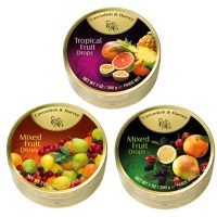 嘉云糖德国进口糖果水果糖硬糖创意糖果礼盒200g*3混合水果味送礼