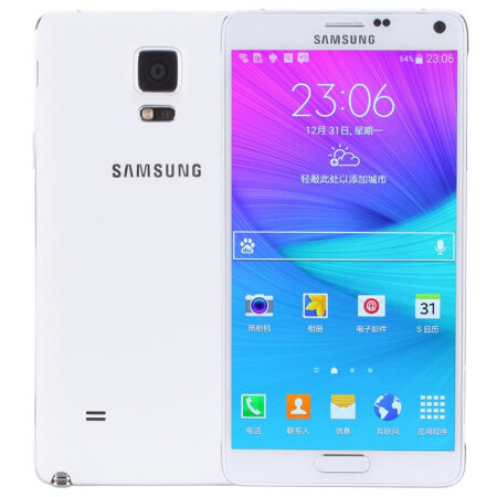 SAMSUNG三星 Galaxy Note4 (N9100) 幻影白 移动联通4G手机 双卡双待