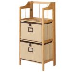 好事达 亮节折叠三层收纳架 免安装书架书柜 简约三层架家居置物架 架子3369