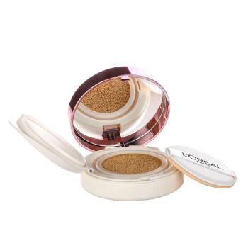 LOREAL欧莱雅 奇焕光采水光空气轻垫霜绯粉玫瑰限量版 R2 14g 粉裸色(水润光透)