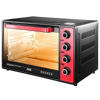 ACA北美电器 ATO-RH32HM 32L上下火独立控温 家用烘焙电烤箱(4根不锈钢发热管+旋转烤叉+低温发酵+炉灯)