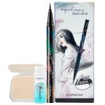 Carslan卡姿兰 浓黑炫亮限量套装(眼线笔0.55g+粉饼2.6g+眼唇卸妆液15ml)