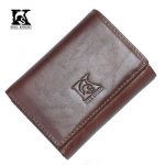 SK 男士钱包 头层牛皮三折包短款油腊皮零钱包 皮夹 钱夹 2款可选